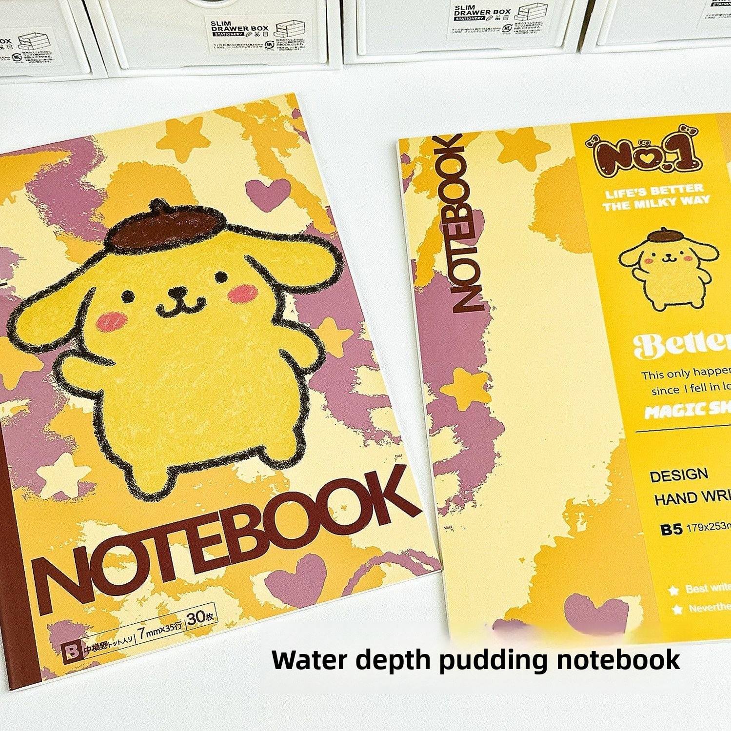 Carnet de chien pudding aquarelle-30 feuilles/livre