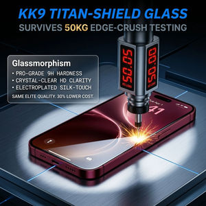 ฟิล์มกันรอยกระจก KK9 สำหรับ iPhone 18 Pro 17 Pro  รับน้ำหนักได้ 50 กก.  ความคมชัดสูง ป้องกันการแตก  อุปกรณ์เสริมมือถือ - Product Image 4