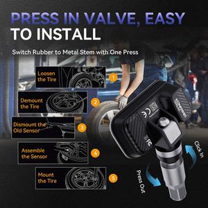 शीर्ष नए आगमन कोन्नेवेई टायर प्रोग्राम टूल वायरलेस 315 433mhz tpmsslink प्रोग्रामिंग टूल 4 यूनिट टायर सेंसर के साथ - Product Image 3