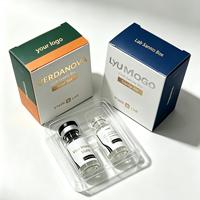 Boîte personnalisée pour produits de beauté avec structure en carton blanc pour présentation et emballage de flacons de 3 ml, 5 ml, 10 ml
