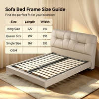 Modernes Komfortables Schwarzes Echtleder-Polsterbett mit Stauraum King/Queen Size Kiefernholzrahmen Schlafzimmer V543