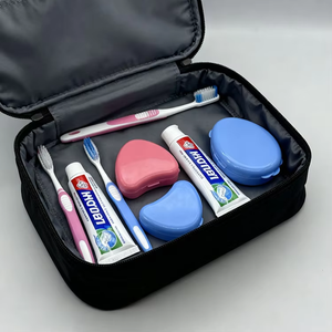 Estuche para Dentadura Parcial de Acrílico en Forma de Corazón, Caja de Almacenamiento Portátil para Viajes, Plástico Libre de BPA, Uso Diario en el Hogar - Product Image 3