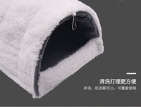 Hamac suspendu double couche pour petits animaux, résistant au froid, ensemble de 3 pièces, nid de repos, cachette, canal de jeu, accessoires de cage pour Sugar Glide