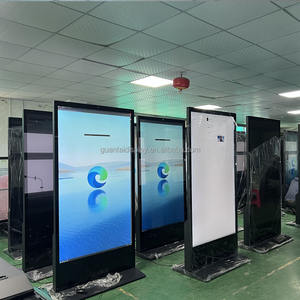 Android ve windows sistemi 32/49 inç IR dokunmatik Totem film promosyon Led lambalı Poster grafik reklam panosu Video duvar için - Product Image 2