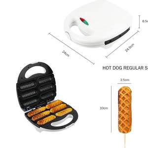 Nueva Máquina para Hacer Corn Dogs de 750W, Calor Uniforme, Revestimiento Antiadherente, Calentamiento de Doble Cara - Product Image 5