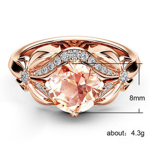Anello a fiocco per donna, dolce ed elegante, con accenti scintillanti, gioiello alla moda per le dita - Product Image 5