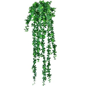 Fruit Of Love Artificial Lucky <b>Leaves</b> <b>Wall</b> Hanging Silk Greenery Japanese Style Vintage <b>Decor</b> Bouquet For Indoor Outdoor Use - Product Image 5