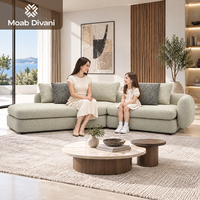 Ensemble de canapés modulaires sur mesure de grande taille, design moderne, pour hôtel, appartement, villa, salon, meubles en tissu, canapés sectionnels