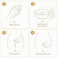 1 pièce/sachet Perles Yoni aux herbes Détox utérine Dose unique Bien-être vaginal Anti-inflammatoire Équilibre du pH Contrôle des odeurs