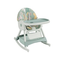 Chaise haute multifonctionnelle pour bébé, siège pliable pour enfants, table à manger, chaise à bascule portable réglable en hauteur pour nourrissons QN-618 6