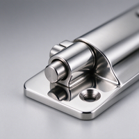 Support de Charnière en Acier Inoxydable 304 Poli Usiné CNC sur Mesure, Quincaillerie de Porte Industrielle Marine Robuste OEM