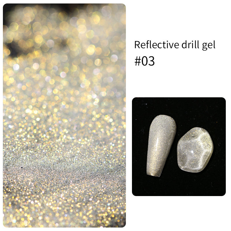 #03 Gel pailleté réfléchissant
