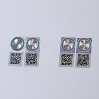 Pegatina láser de código QR genuino personalizado, código QR de seguridad, pegatina holográfica, código QR, pegatina de holograma, impresión