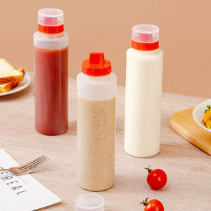 ขวดบีบสามรู ขนาด 500 มล. สำหรับใส่ซอสสลัด ใช้กับเครื่องล้างจานได้ เหมาะสำหรับใช้ในครัว - Product Image 3