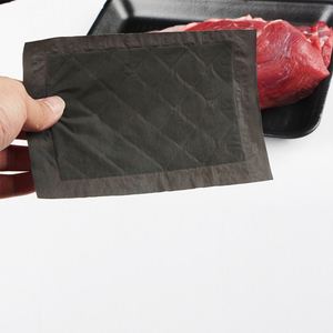 Tampon absorbant jetable pour emballage de volailles, poissons et viandes, qualité alimentaire et écologique, 7 jours, 130x80mm ou sur mesure, 40ml/pièce - Product Image 4
