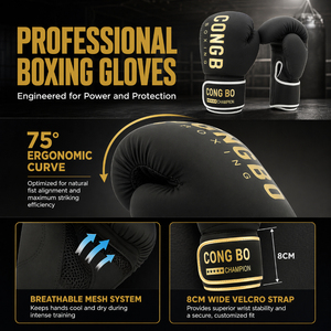 Guanti da Boxe Professionali Personalizzati per Allenamento MMA, Attrezzatura Sportiva, Set Twins in Pelle PU, Guanti da Combattimento in Vendita - Product Image 4