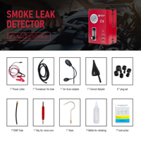 Detector de Fugas de Humo Automotriz Z9 con Manómetro y Medidor de Flujo Ajustable