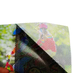 Film teinté pour vitres Offre Spéciale vision à sens unique film pour vitres pvc auto-adhésif en vinyle perforé vision à sens unique