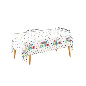 Ensemble de vaisselle de fête à pois pour anniversaire, assiettes jetables, gobelets, serviettes, nappe, 40-60 pièces, décorations d'anniversaire - Product Image 2