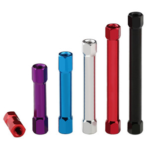 Separadores hexagonales de aluminio M3 de doble cabeza OEM coloridos, tornillos de pilar escalonados, separadores hexagonales de aluminio M3 - Product Image 5