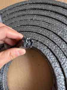 <span class=keywords><strong>Graphite</strong></span> sợi tuyến đóng gói linh hoạt mở rộng niêm phong dây băng phẳng với 304 incoel dây gia cố - Product Image 5