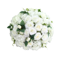 Centre de table en fleurs de soie multicolores modernes OEM pour événements de mariage, taille personnalisée, décorations de haute qualité