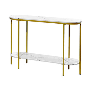 Table d'entrée en marbre la plus vendue à l'international, table murale étroite, comptoir d'entrée de style nordique, moderne - Product Image 4