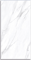 Carreaux modernes de 20mm d'épaisseur en marbre blanc Calacatta pour l'extérieur Carreaux de contremarche en porcelaine d'escalier mate antidérapante pour marches Prix compétitif