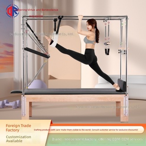 Equipo de Pilates al por mayor en stock: Set de cinco piezas que incluye Silla de Estabilidad, Escalera, Barril, <span class=keywords><strong>Corrector</strong></span> Espinal, Cadillac y Reformer - Product Image 5