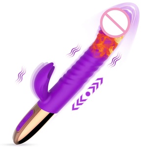 Realistic Telescopic Lover Female Masturbator Heating Insertion Pulling Couple's Orgasm <b>Vibrating</b> 100% Waterproof Dildo <b>Vibrator</b> - Product Image 1