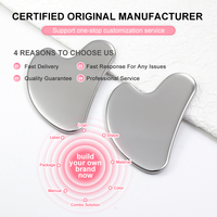 OEM/ODM Outil de massage Guasha en forme de cœur en acier inoxydable Planche Gua Sha pour massage corporel