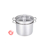 Usine Belle Qualité Bonne Vente Grande Capacité Cuisine Batterie De Cuisine Cuisinière À Induction En Acier Inoxydable Couscous Pot Cuisine Batterie De Cuisine