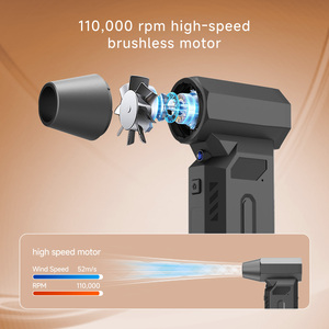 Soplador Turbo <span class=keywords><strong>de</strong></span> Alta Velocidad <span class=keywords><strong>de</strong></span> 110000 RPM, Plumero <span class=keywords><strong>de</strong></span> Aire Inalámbrico <span class=keywords><strong>de</strong></span> Mano para <span class=keywords><strong>Limpieza</strong></span> <span class=keywords><strong>de</strong></span> Teclados, Automóviles y Barbacoas - Product Image 2
