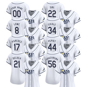 2025 Tampa Bay Home Limited Jersey女性用カスタムプラスサイズの野球シャツ刺繍ロゴ付きホワイトステッチユニフォーム - Product Image 1