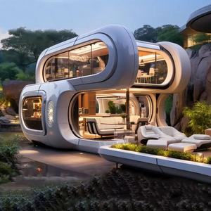 Hoogwaardige aanpasbare prefab woningen, luxe draagbare villa's, slim <span class=keywords><strong>capsule</strong></span> ontwerp - Product Image 6