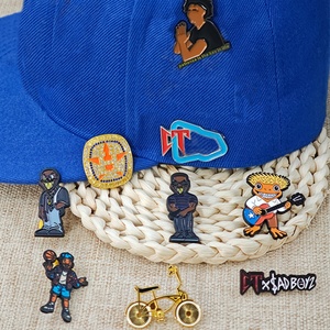 En gros, Clip de chapeau en émail avec logo personnalisé, motif baseball, pour visière de chapeau ou casquette - Product Image 5