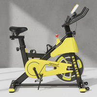 Vélo d'exercice à résistance magnétique intelligent avec écran LCD, transmission par courroie, pour cyclisme d'intérieur, salle de sport à domicile et studio