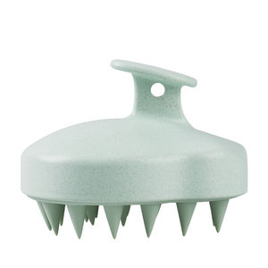 Fornitura di fabbrica spazzola per massaggio del cuoio capelluto per capelli ecologica spazzola per Shampoo esfoliante per capelli per uso asciutto e bagnato - Product Image 1