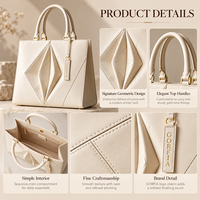 Sac hobo en cuir lisse avec logo personnalisé pour femmes, grande capacité, sac à main, sac à bandoulière, fabricant OEM ODM, marque privée