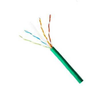 Nhà máy trực tiếp dây dẫn đồng mèo 6 giá clipsal hộp AMP cat6 Cáp 305m cuộn giá tại Ấn Độ cho Xây Dựng Mạng