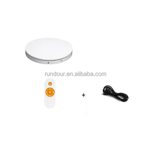 แท่นวางแสดงไฟฟ้าหมุนได้60ซม. รับน้ำหนักได้150-200กก. รีโมทคอนโทรลจอแสดงผลแบบหมุนได้สำหรับถ่ายภาพวิดีโอ - Product Image 5