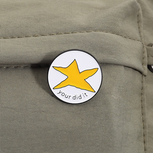 L'hai fatto <span class=keywords><strong>Meme</strong></span> spille con smalto a stella irregolare con spilla a forma di meteorite zaino distintivo gioielli regalo per amici - Product Image 3