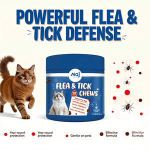 OEM/ODM - Masticables Orgánicos Contra Pulgas y Garrapatas para Gatos de Cachorro a Adulto - Productos Veterinarios Aprobados para el Soporte Inmunológico de Mascotas - Product Image 4