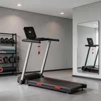 Tapis roulant électrique intelligent avec test de fréquence cardiaque Bluetooth 1-14 km/h pour entraînement à domicile