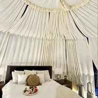 Petite tente dôme en verre transparent de luxe pour l'extérieur Igloo pour glamping à domicile en PC transparent
