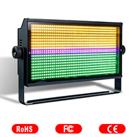 Projecteur Stroboscopique LED RGBWA 200W à 48+8 Segments, Effet Wash et Blinder DMX IP20 RDM, Ultra-Haute Vitesse, pour Scène, Théâtre, Église, Stade