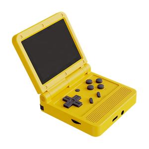 Consola de juegos portátil Powkiddy V90, 64 bits, pantalla IPS de 3,0 pulgadas, sistema Linux de código abierto, más de 15000 juegos, consola de juegos Retro con tapa