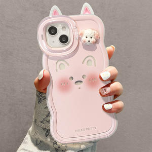 Coque de téléphone compatible avec Apple 16 Pro Max, silicone pour 13, support double pour 15/14, résistante aux chutes pour 11/12 - Product Image 3