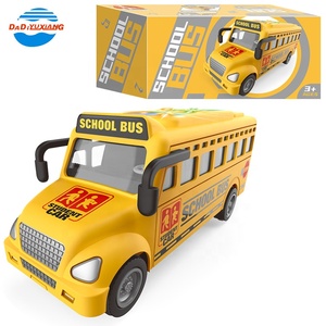 Autobús <span class=keywords><strong>de</strong></span> Juguete Eléctrico <span class=keywords><strong>de</strong></span> Plástico con Funcionamiento a Batería, con Música y Luces Intermitentes, Autobús Escolar Eléctrico Amarillo <span class=keywords><strong>de</strong></span> <span class=keywords><strong>Dibujos</strong></span> Animados Educativo - Product Image 5
