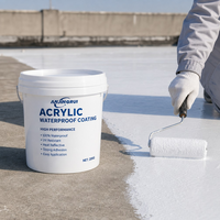 Peinture imperméable acrylique aqueuse 20 kg pour toiture, mur et sous-sol, vente en gros OEM, directement de l'usine
